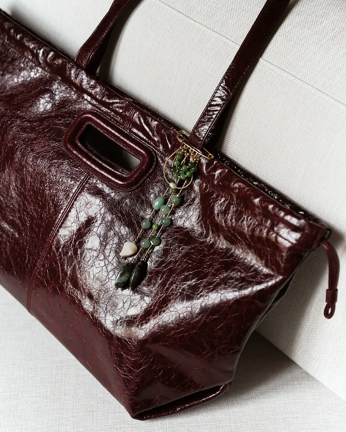 Ожеброшь из нефрита и авантюрина зеленого цвета - 21 000 Ожеброшь из нефрита и авантюрина - мастерская Надежды Бойко