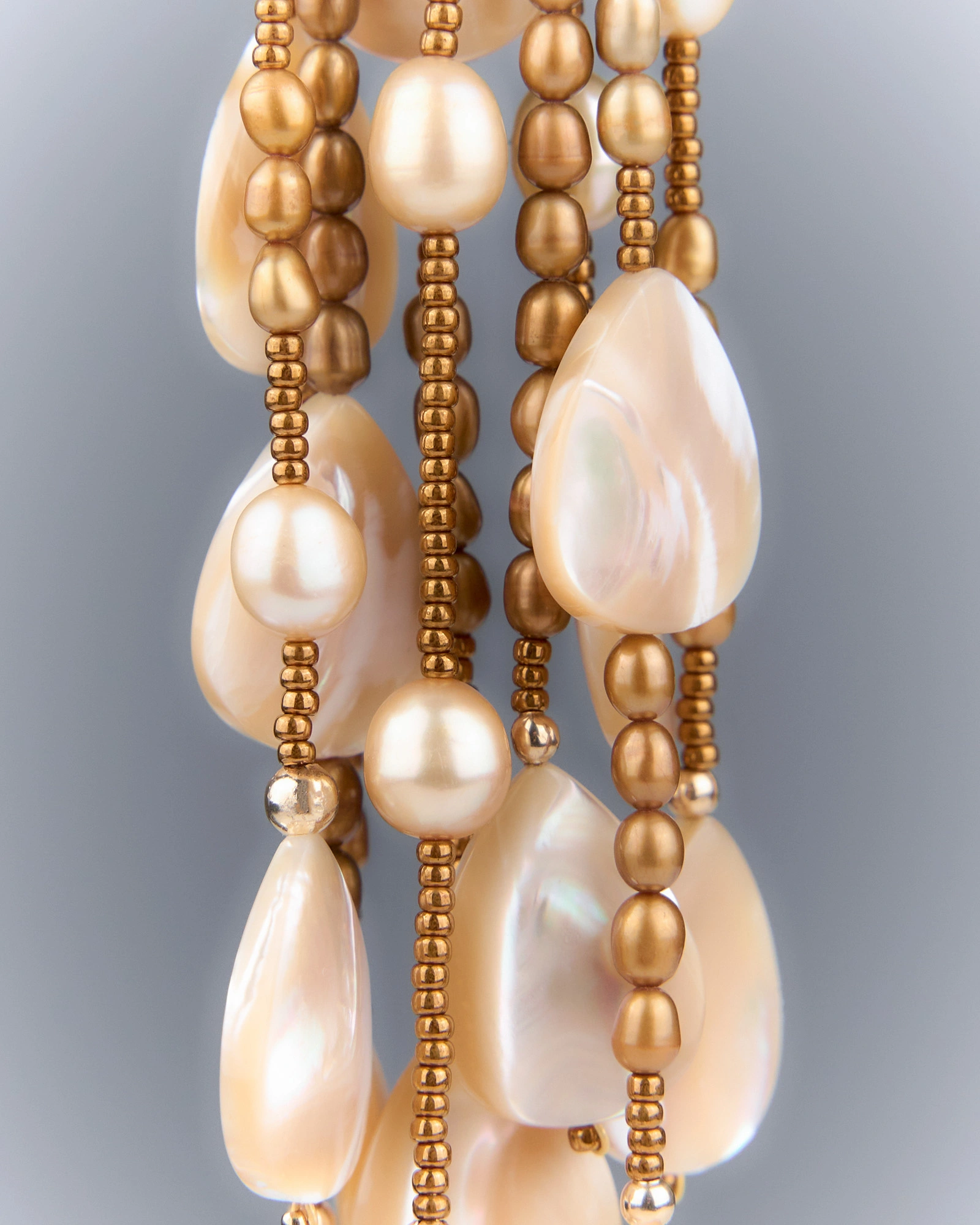 Ожеброшь жемчуг, перламутр золотого цвета - 34 000 Ожеброшь жемчуг, перламутр - мастерская Надежды Бойко