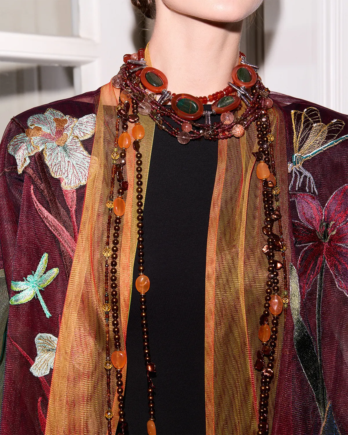 Бусы сердолик, жемчуг оранжевого цвета - 47 000 Бусы сердолик, жемчуг - мастерская Надежды Бойко