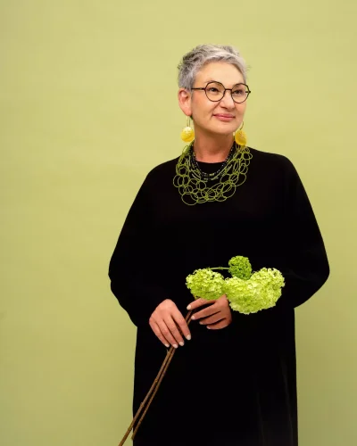 Колье цепь зеленая шпинель - мастерская Надежды Бойко