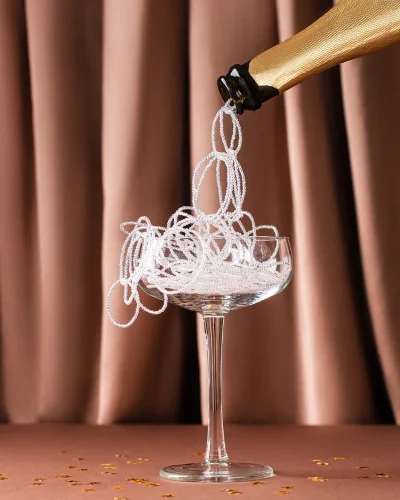 Колье цепь шпинель прозрачная - мастерская Надежды Бойко