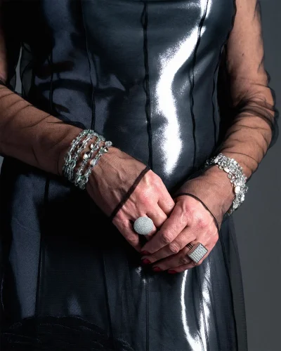 Браслет празиолит, жемчуг - мастерская Надежды Бойко