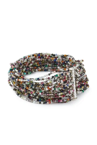 Браслет микс камней - мастерская Надежды Бойко