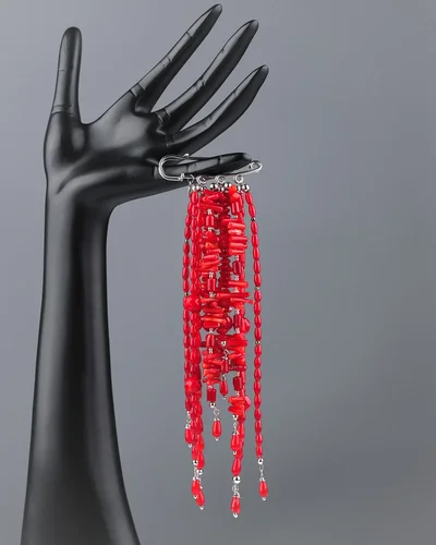 Ожеброшь водопад красный коралл - мастерская Надежды Бойко