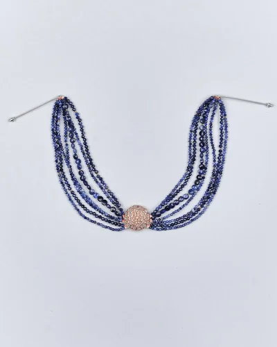 Ожеброшь из содалита - мастерская Надежды Бойко