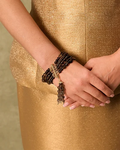 Браслет раухтопаз - мастерская Надежды Бойко