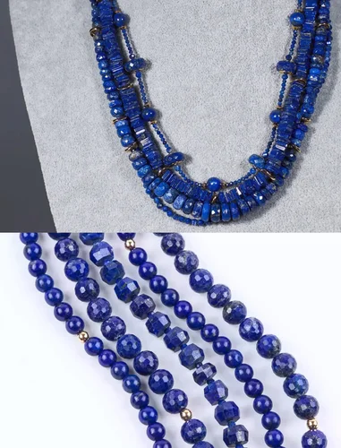 Комплект из лазурита "Сумерки" - мастерская Надежды Бойко