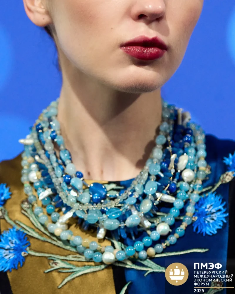 Бусы аквамарин, жемчуг - мастерская Надежды Бойко