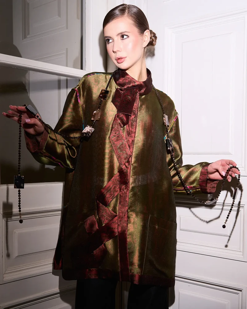 Аркан раухтопаз, агат - мастерская Надежды Бойко