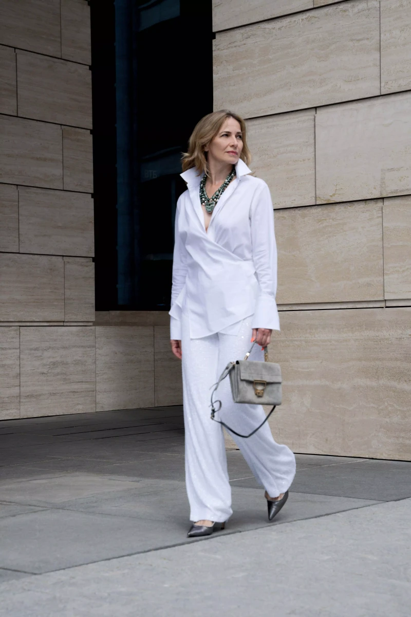 Бусы серафинит, жемчуг - мастерская Надежды Бойко