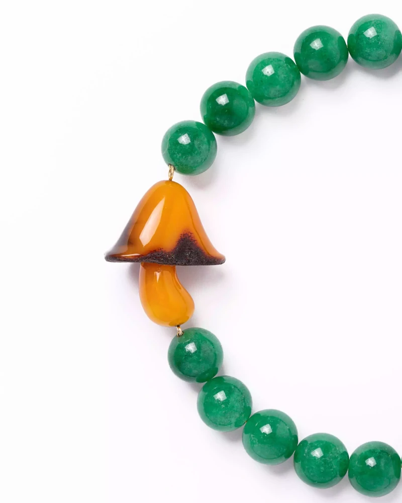 Бусы янтарь кварц - мастерская Надежды Бойко