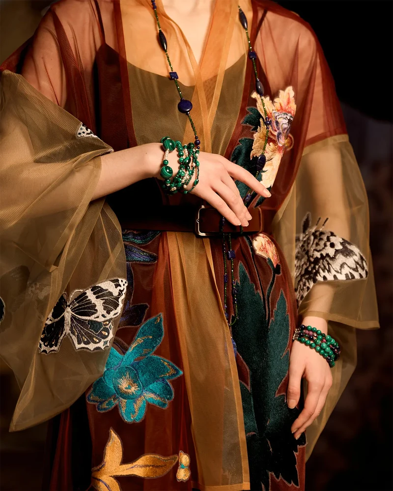 Браслет малахит, жемчуг - мастерская Надежды Бойко