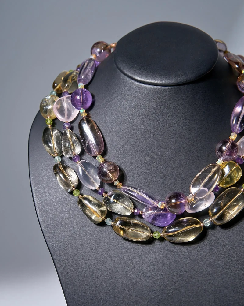 Комплект из кварца "Лето в Портофино" - мастерская Надежды Бойко