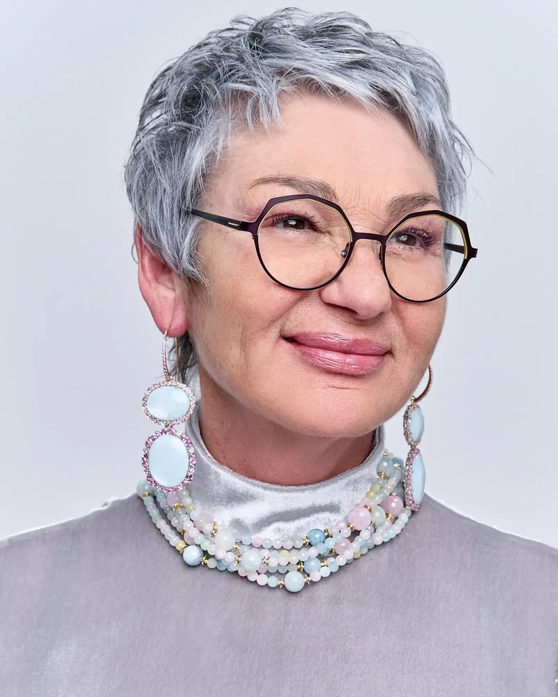 Комплект из берилла "Розовый туман" - мастерская Надежды Бойко