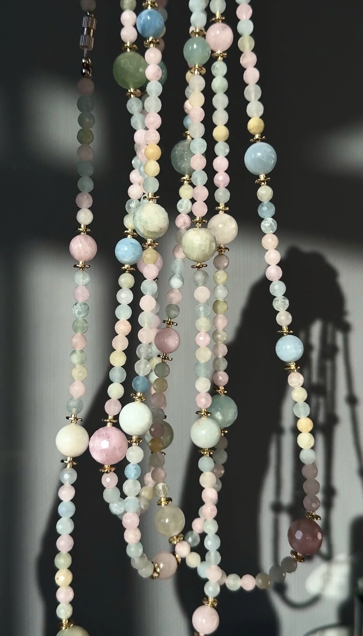 Бусы-трансформер берилл